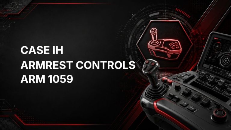 Case IH Tractor ARM 1059 Fault Code: Hitch SLIP Switch Failed