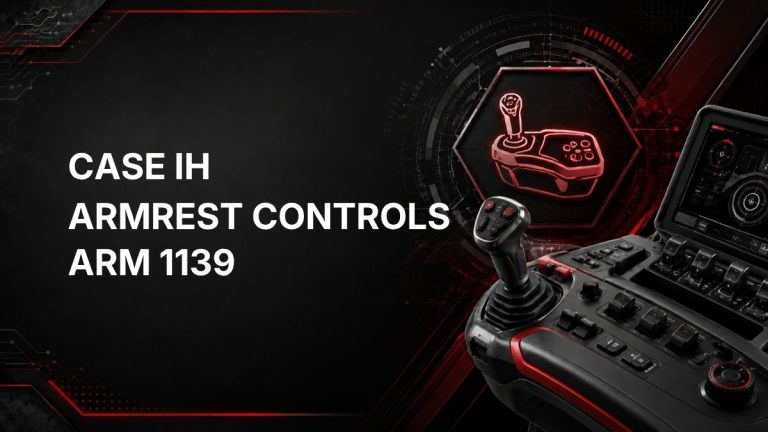 Case IH Tractor ARM 1139 Fault Code: Engine Brake Switch Failed