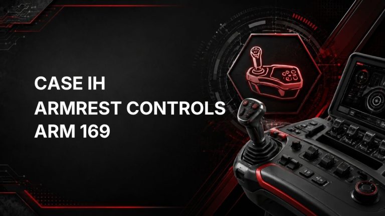 Case IH Tractor ARM 169 Fault Code: Hitch Travel Potentiometer Failed