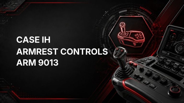 Case IH Tractor ARM 9013 Fault Code: Loss of Throttle Calibrations