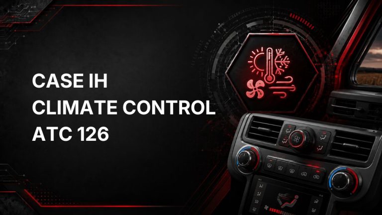 Case IH Tractor ATC 126 Fault Code Guide